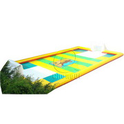 inflatable soap soccer field